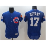 Chicago Cubs #17 Kris Bryant Royal 2017 Spring Training Flexbase Authentic Collection Stitched Baseball Jersey