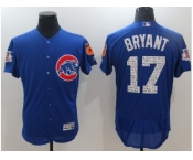 Chicago Cubs #17 Kris Bryant Royal 2017 Spring Training Flexbase Authentic Collection Stitched Baseball Jersey