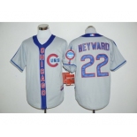 Chicago Cubs #22 Jason Heyward Grey Cooperstown Stitched Baseball Jersey