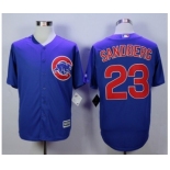 Chicago Cubs #23 Ryne Sandberg Blue New Cool Base Stitched MLB Jersey