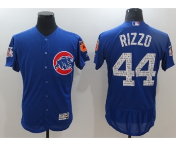 Chicago Cubs #44 Anthony Rizzo Royal 2017 Spring Training Flexbase Authentic Collection Stitched Baseball Jersey