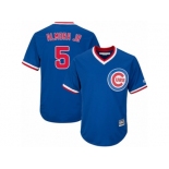 Chicago Cubs #5 Albert Almora Jr Replica Royal Blue Cooperstown Cool Base MLB Jersey