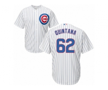 Chicago Cubs #62 Jose Quintana Replica White Home Cool Base MLB Jersey