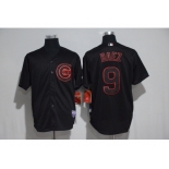 Chicago Cubs #9 Javier Baez Black Cool Base Stitched MLB Jersey