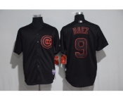 Chicago Cubs #9 Javier Baez Black Cool Base Stitched MLB Jersey