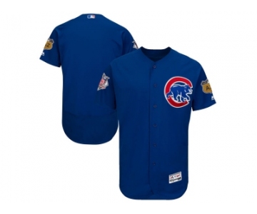 Chicago Cubs Blank Royal 2017 Spring Training Flexbase Authentic Collection Stitched Baseball Jersey