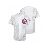 Chicago Cubs Blank White Home 2016 Mother's Day Flex Base Jersey