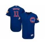 Men Chicago Cubs #11 Yu Darvish Blue Flexbase Authentic Collection Stitched MLB Jersey