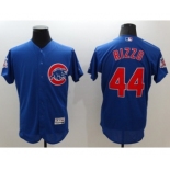 Men Chicago Cubs #44 Anthony Rizzo Majestic blue Flexbase Authentic Collection Player Jersey