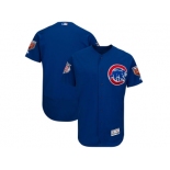 Men Chicago Cubs Customized Majestic Royal 2018 Spring Training Flex Base Team Jersey