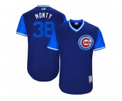 Men's 2017 Little League World Series Cubs #38 Mike Montgomery Monty Royal Jersey