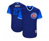 Men's 2017 Little League World Series Cubs Addison Russell #27 Addy Royal Jersey