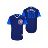 Men's 2017 Little League World Series Cubs Felix Pena #60 Ricardon Royal Jersey