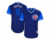 Men's 2017 Little League World Series Cubs Ian Happ #8 Happer Royal Jersey