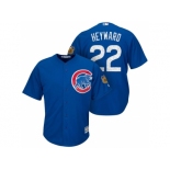 Men's Chicago Cubs #22 Jason Heyward 2017 Spring Training Cool Base Stitched MLB Jersey