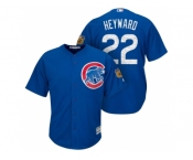 Men's Chicago Cubs #22 Jason Heyward 2017 Spring Training Cool Base Stitched MLB Jersey