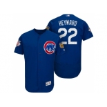 Men's Chicago Cubs #22 Jason Heyward 2017 Spring Training Flex Base Authentic Collection Stitched Baseball Jersey