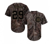 Men's Chicago Cubs #29 Brad Brach Authentic Camo Realtree Collection Flex Base Baseball Jersey