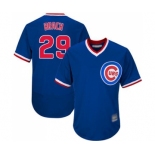 Men's Chicago Cubs #29 Brad Brach Royal Blue Cooperstown Flexbase Authentic Collection Baseball Jersey