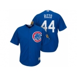 Men's Chicago Cubs #44 Anthony Rizzo 2017 Spring Training Cool Base Stitched MLB Jersey