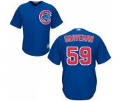 Men's Chicago Cubs #59 Kendall Graveman Replica Royal Blue Alternate Cool Base Baseball Jersey