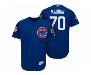 Men's Chicago Cubs #70 Joe Maddon 2017 Spring Training Flex Base Authentic Collection Stitched Baseball Jersey