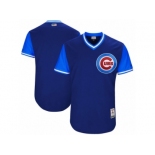 Men's Chicago Cubs Majestic Navy 2017 Players Weekend Authentic Blank Jersey