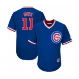 Men's Majestic Chicago Cubs #11 Drew Smyly Royal Blue Cooperstown Flexbase Authentic Collection MLB Jersey