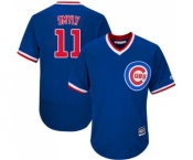 Men's Majestic Chicago Cubs #11 Drew Smyly Royal Blue Cooperstown Flexbase Authentic Collection MLB Jersey