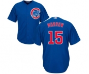 Men's Majestic Chicago Cubs #15 Brandon Morrow Replica Royal Blue Alternate Cool Base MLB Jersey