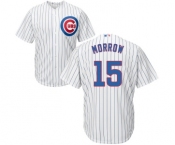 Men's Majestic Chicago Cubs #15 Brandon Morrow Replica White Home Cool Base MLB Jersey