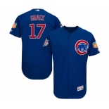 Men's Majestic Chicago Cubs #17 Mark Grace Royal Blue Alternate Flex Base Authentic Collection MLB Jersey