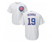 Men's Majestic Chicago Cubs #19 Koji Uehara Replica White Home Cool Base MLB Jersey