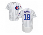 Men's Majestic Chicago Cubs #19 Koji Uehara White Home Flexbase Authentic Collection MLB Jersey