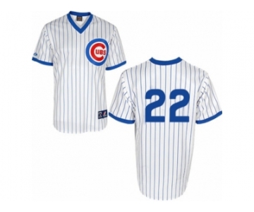 Men's Majestic Chicago Cubs #22 Jason Heyward Replica White 1988 Turn Back The Clock Cool Base MLB Jersey