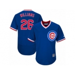 Men's Majestic Chicago Cubs #26 Billy Williams Royal Blue Flexbase Authentic Collection Cooperstown MLB Jersey