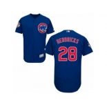 Men's Majestic Chicago Cubs #28 Kyle Hendricks Royal Blue Alternate Flexbase Authentic Collection MLB Jersey