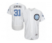 Men's Majestic Chicago Cubs #31 Fergie Jenkins Authentic White 2016 Father's Day Fashion Flex Base MLB Jersey