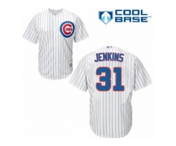 Men's Majestic Chicago Cubs #31 Fergie Jenkins Replica White Home Cool Base MLB Jersey