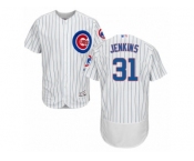 Men's Majestic Chicago Cubs #31 Fergie Jenkins White Flexbase Authentic Collection MLB Jersey