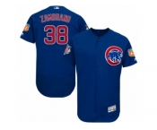 Men's Majestic Chicago Cubs #38 Carlos Zambrano Royal Blue Flexbase Authentic Collection MLB Jersey