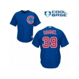 Men's Majestic Chicago Cubs #39 Jason Hammel Authentic Royal Blue Alternate Cool Base MLB Jersey