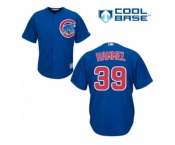 Men's Majestic Chicago Cubs #39 Jason Hammel Authentic Royal Blue Alternate Cool Base MLB Jersey