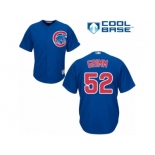 Men's Majestic Chicago Cubs #52 Justin Grimm Replica Royal Blue Alternate Cool Base MLB Jersey