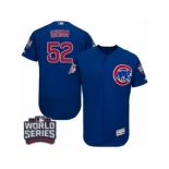 Men's Majestic Chicago Cubs #52 Justin Grimm Royal Blue 2016 World Series Bound Flexbase Authentic Collection MLB Jersey