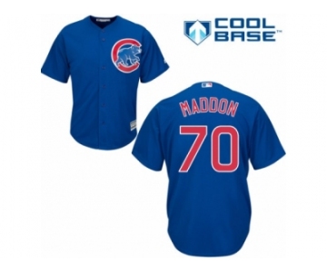 Men's Majestic Chicago Cubs #70 Joe Maddon Replica Royal Blue Alternate Cool Base MLB Jersey