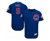 Men's Majestic Chicago Cubs #9 Javier Baez Royal Blue Flexbase Authentic Collection MLB Jersey