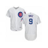 Men's Majestic Chicago Cubs #9 Javier Baez White Flexbase Authentic Collection MLB Jersey