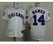 mlb chicago cubs #14 banks white[m&n 1968]