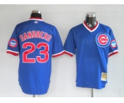 mlb chicago cubs sandberg #23 m&n  blue